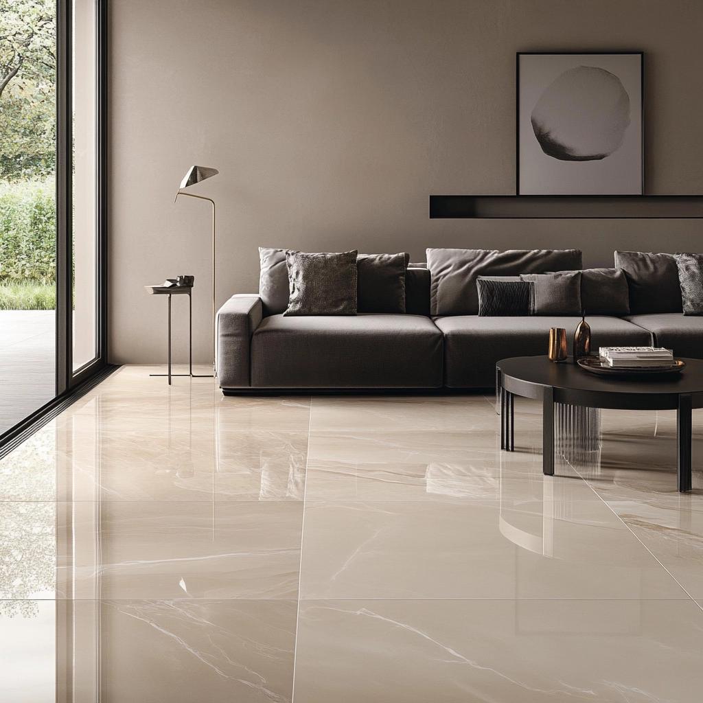 50 Models That Prove the Versatility of Porcelain Tile for Living Rooms 6 50 Modelos que Comprovam a Versatilidade do Porcelanato para Sala
