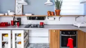 40 Industrial Shelf Ideas for Stunning Decoration 5 Prateleiras de cozinha minimalistas e modernas.
