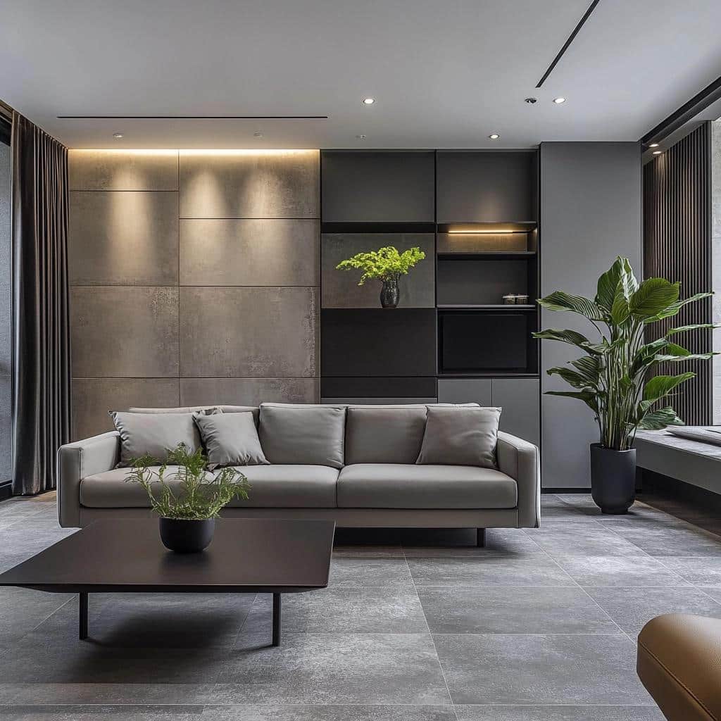 26 Ideias de Revestimento Cinza para Ambientes Modernos