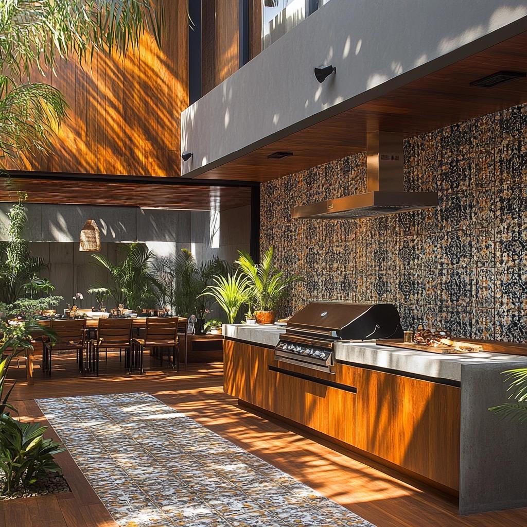 Inspiring BBQ Space Designs: 70 Gorgeous Finishes for Your Grill Area 8 Revestimento para Churrasqueira: 70 Composições Inspiradoras