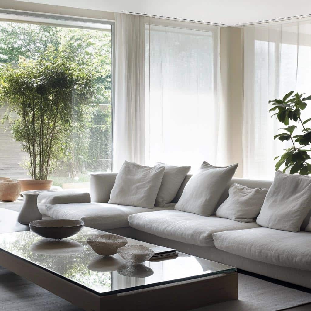 Beautiful view of Small Space Minimalist Living Room Designs