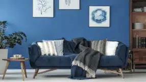 How to Choose a Comfortable Sofa for Relaxation 7 Foto de sofá azul marinho
