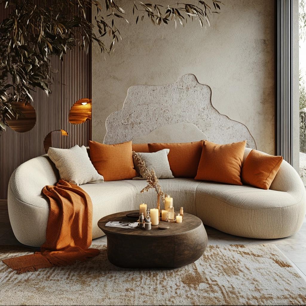 50 Inspiring Curved Sofa Designs for Your Home 4 6 ambientes com sofá curvo que vão inspirar sua decoração