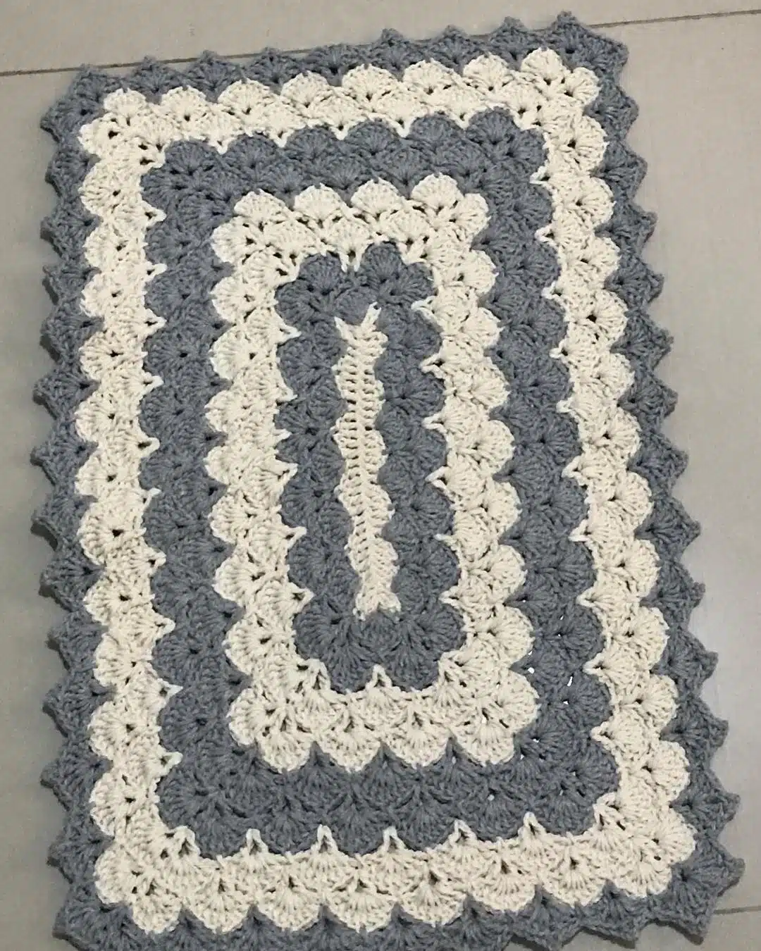 90 Rectangular Crochet Rug Designs and Tutorials for Your Home 9 Foto de tapete de crochê retangular 3.