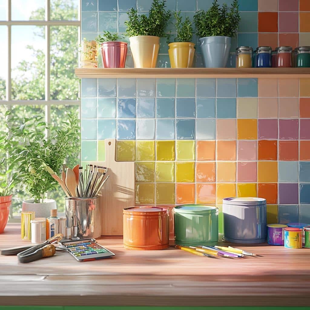 5 Tips for Using Tile Paint to Achieve the Best Results 4 5 Dicas para Pintar Azulejos e Transformar Seu Ambiente