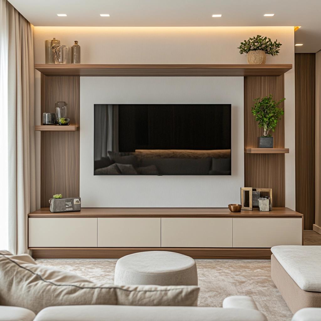 How to Mount a TV on the Wall for a Sophisticated and Clean Space 8 Como instalar sua TV na parede de forma elegante