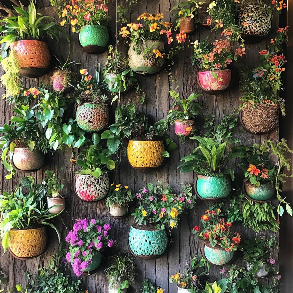 Vasos de Parede: 40 Ideias Para Transformar Seu Jardim Suspenso