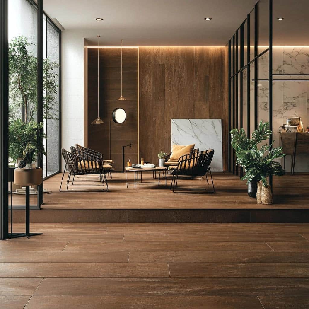 Porcelanato Marrom: Significados e Inspirações para sua Decoração