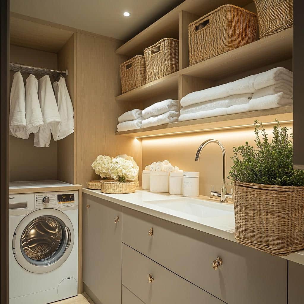 Practical Tips and Solutions for a Functional Laundry Room 1 Guia Prático para Montar uma Área de Serviço Funcional