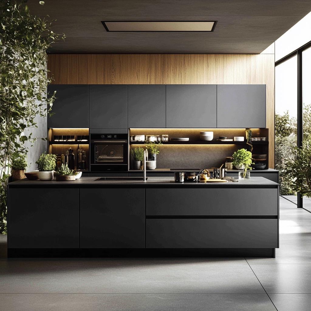 70 Gray Kitchen Cabinet Options for a Sophisticated Organization 6 70 Opções de Armário de Cozinha Cinza para Uma Organização Sofisticada