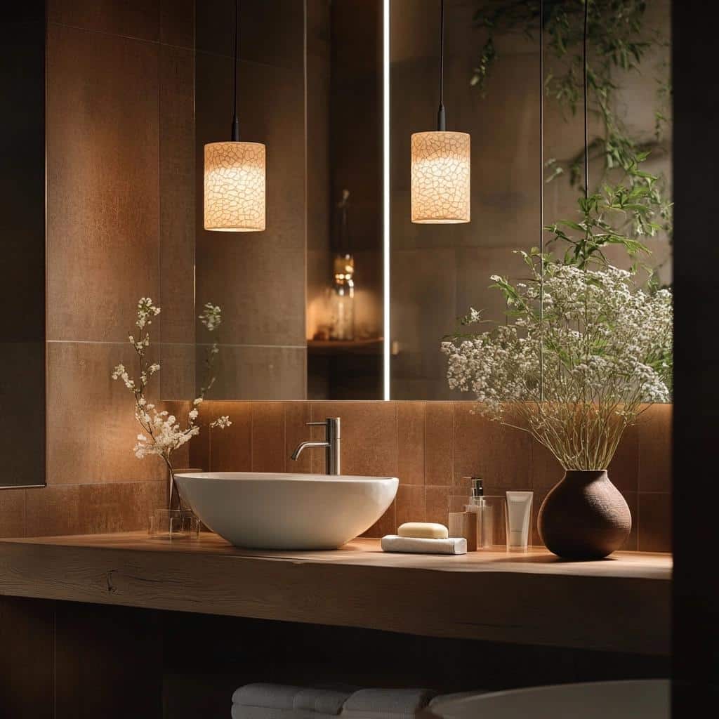 Wood-Themed Bathroom: 60 Ideas to Transform Your Space 8 Banheiros Amadeirados: 60 Ideias Criativas