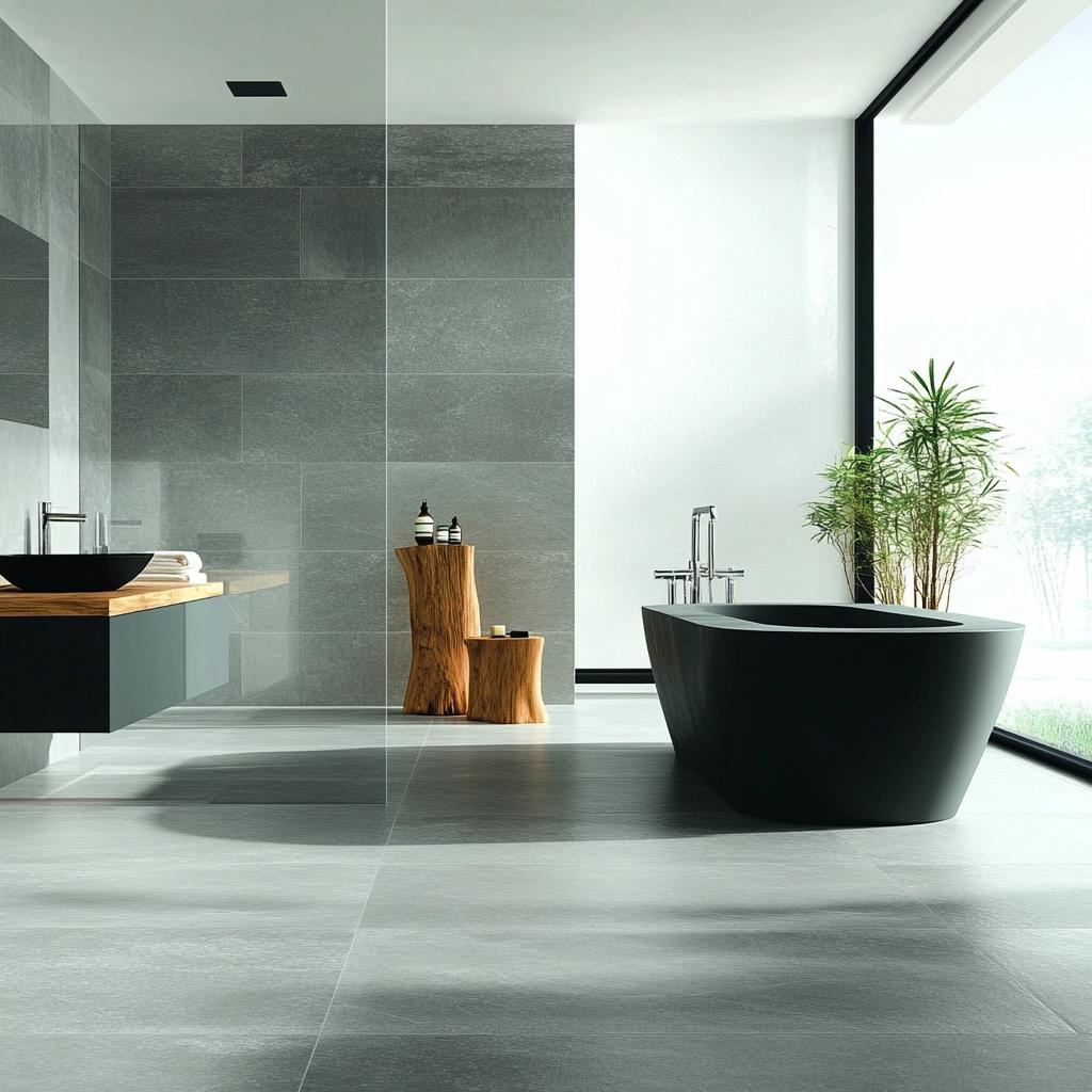 Gray Bathroom: 70 Inspirations Showcasing Its Versatility 1 70 Ideias de Banheiro Cinza: Versatilidade e Elegância