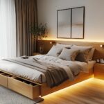 Cama com Gavetas: 50 Inspirações para Espaços Reduzidos