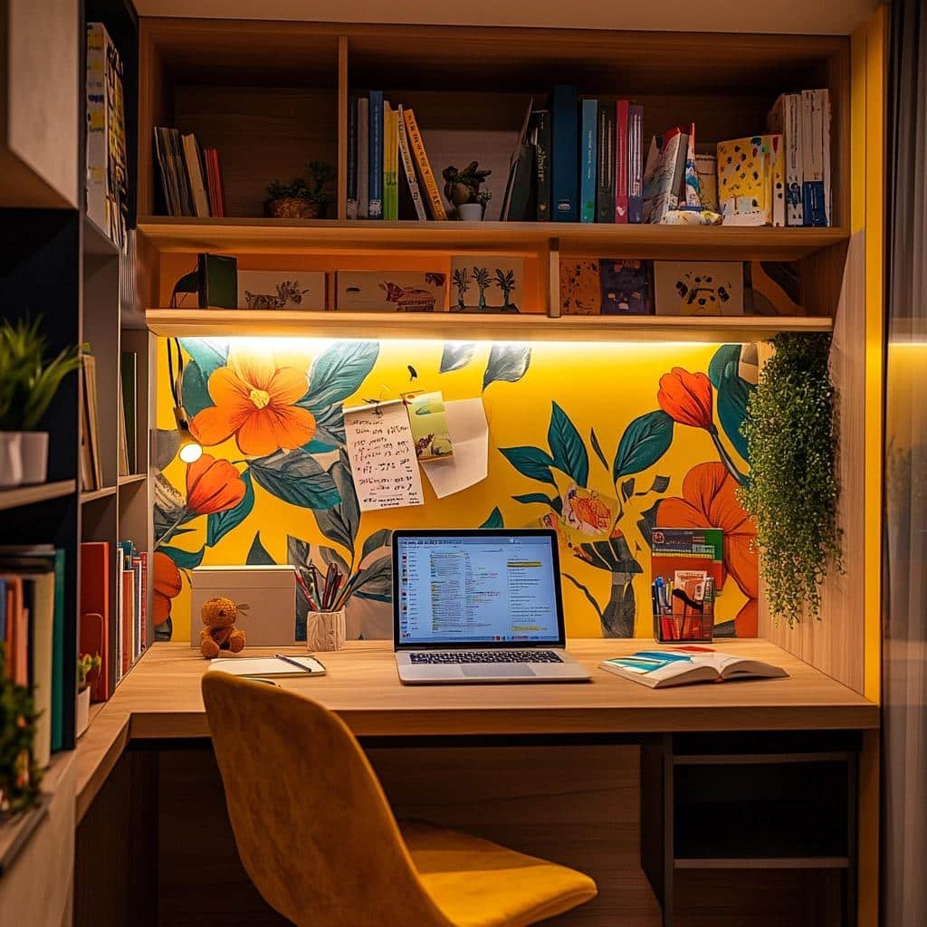70 Ideas to Style Your Study Space 1 Cantinho de Estudo: 70 Ideias para Estilizar seu Espaço