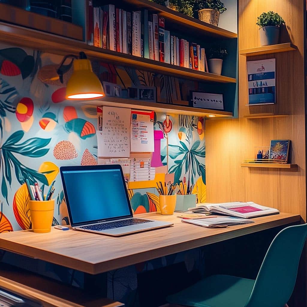 70 Ideas to Style Your Study Space 4 Cantinho de Estudo: 70 Ideias para Estilizar seu Espaço