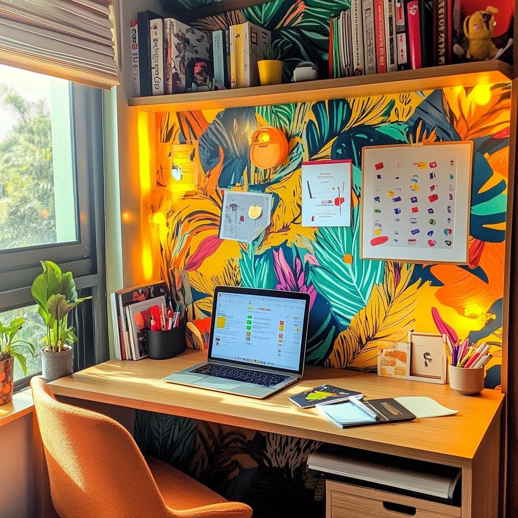 70 Ideas to Style Your Study Space 6 Cantinho de Estudo: 70 Ideias para Estilizar seu Espaço