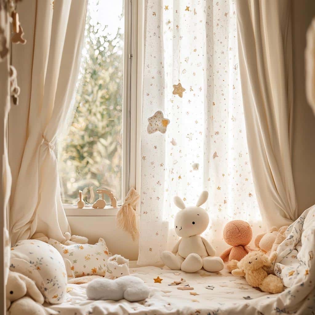 60 Ideias de Cortinas para Quarto de Bebê