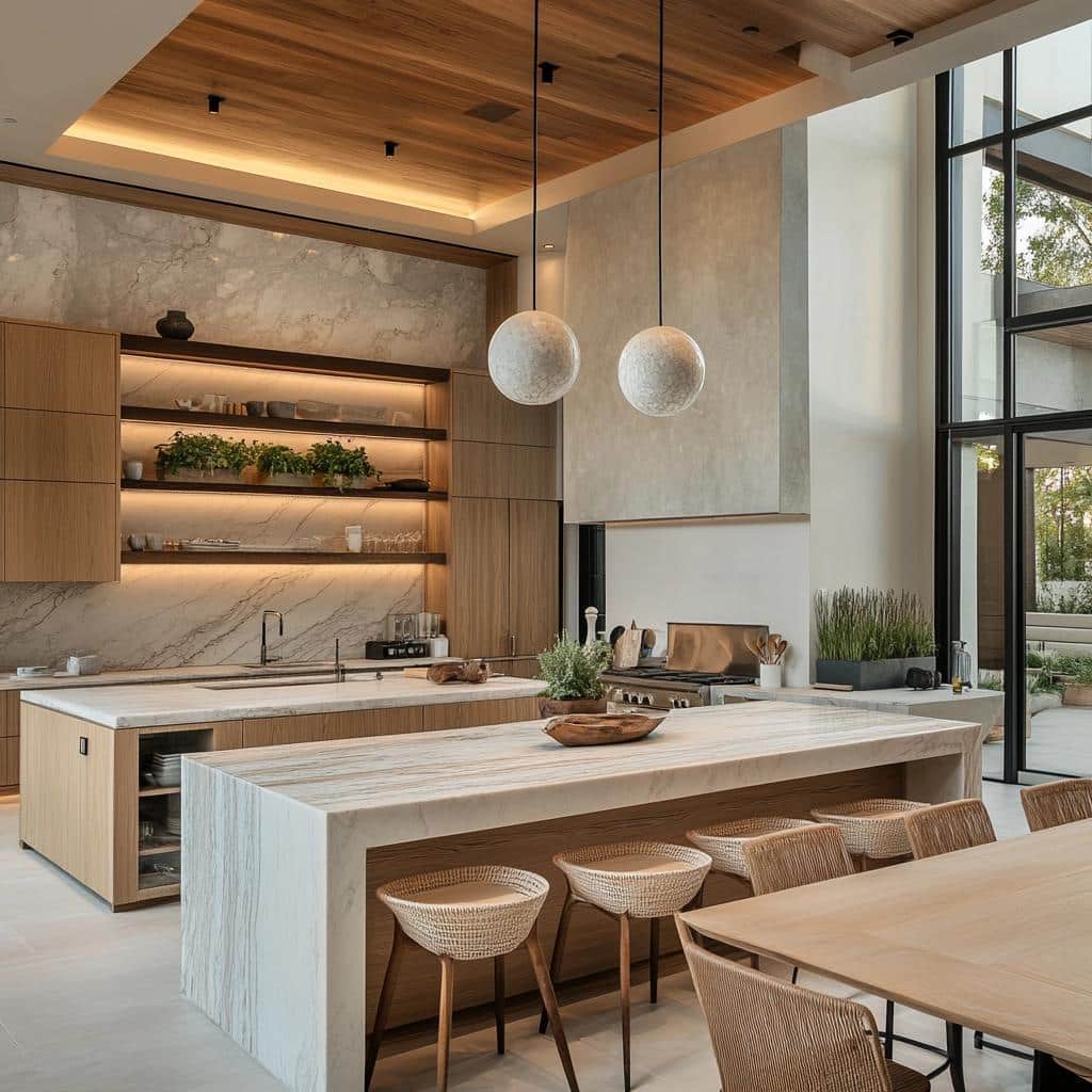 60 Fotos de Cozinhas Grandes para Inspirar sua Decoração