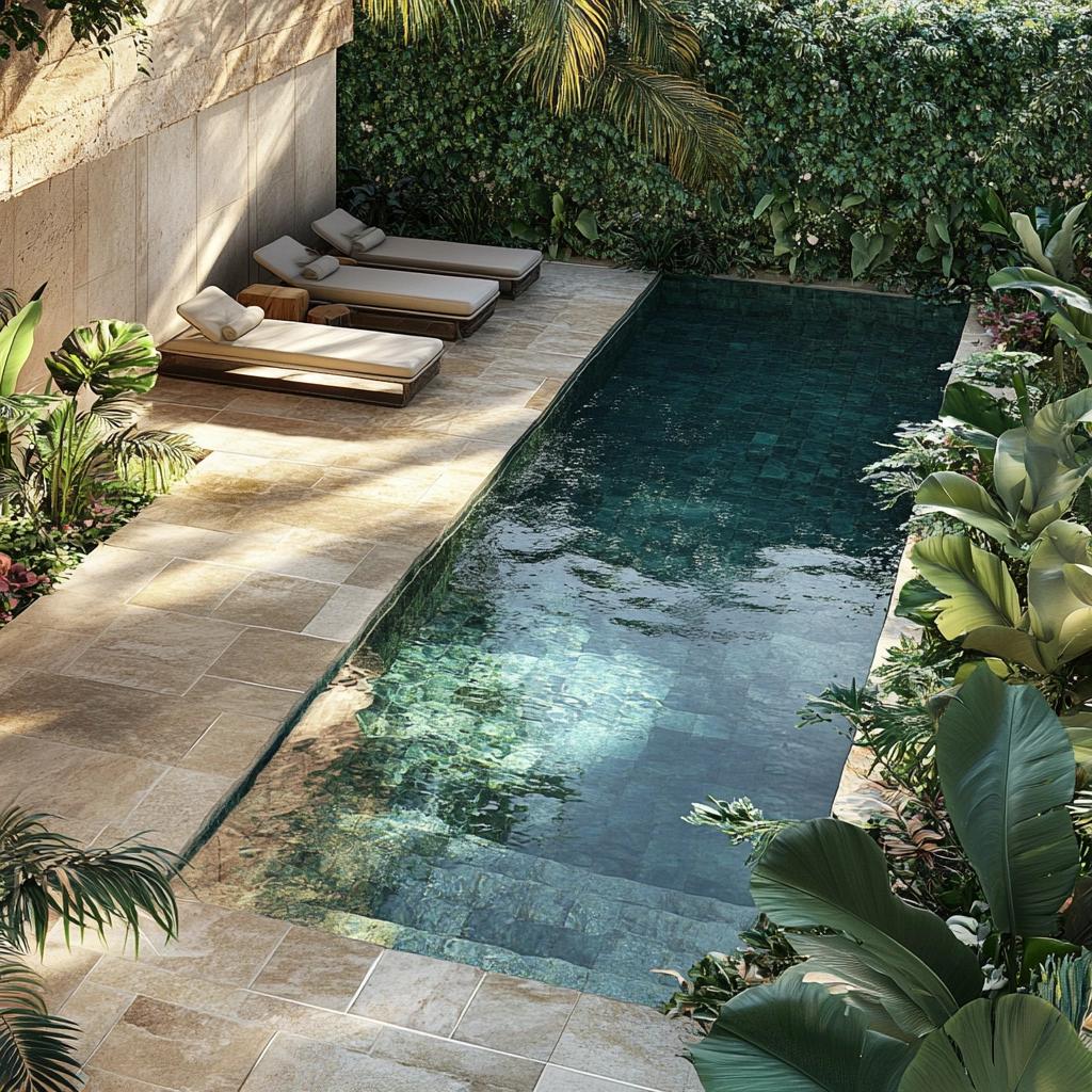 Bordas de piscina: 10 revestimentos para decorar a área externa