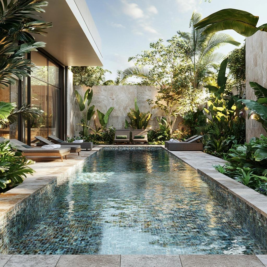 Bordas de piscina: 10 revestimentos para decorar a área externa