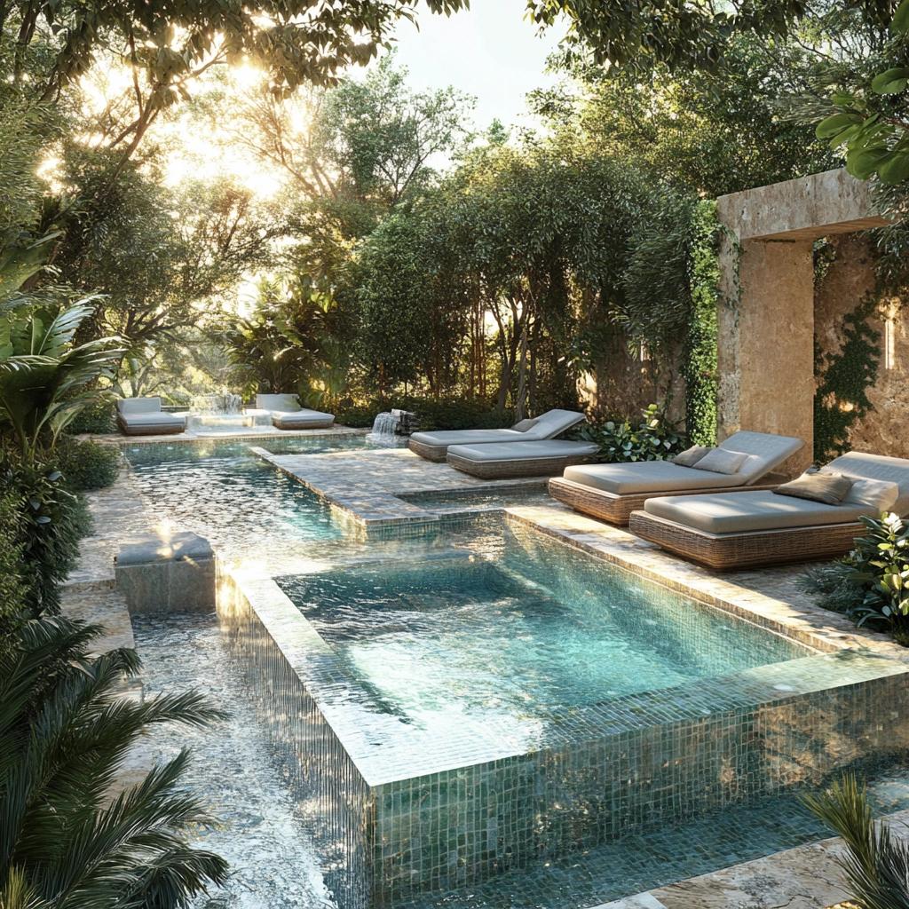 Bordas de piscina: 10 revestimentos para decorar a área externa