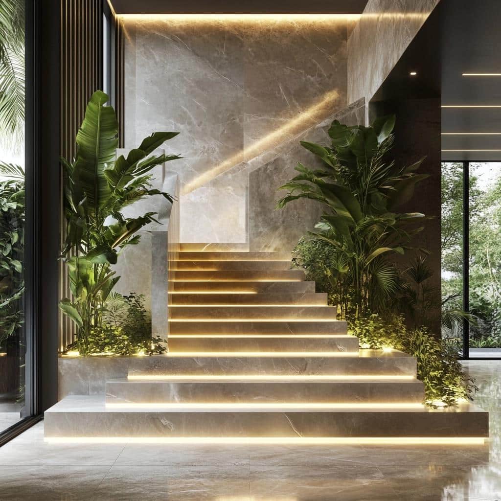 Inspire-se com 70 modelos de escadas flutuantes para a sua casa