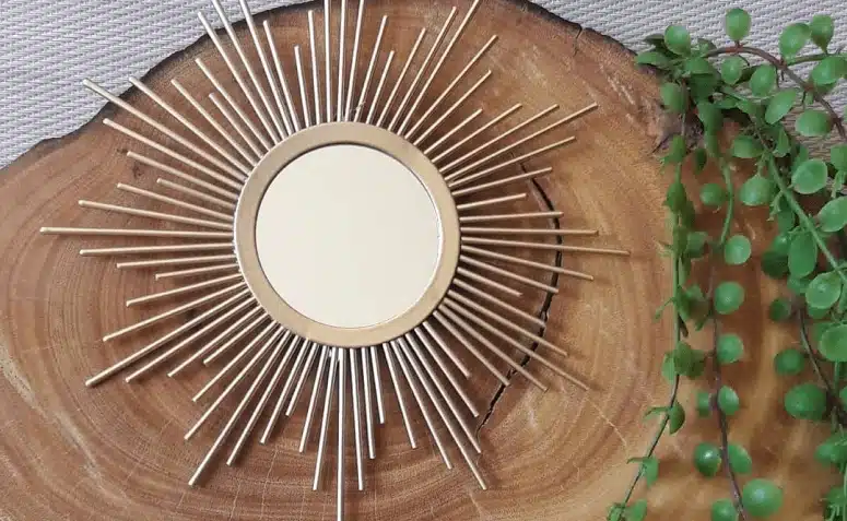 30 Sun Mirror Designs to Brighten and Decorate Your Space 3 Modelo de espelho sol