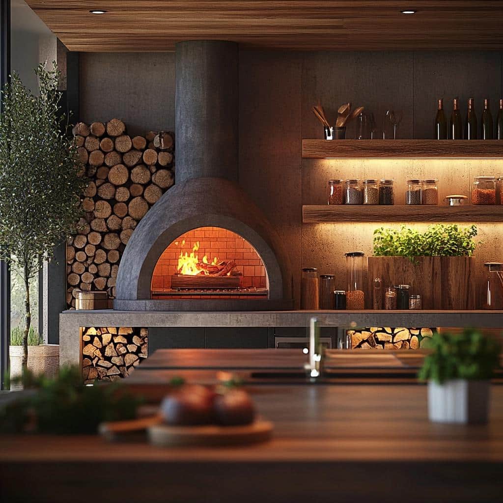 Wood-Fired Ovens: 50 Stunning Inspiration Photos for Your Home 4 50 Ideias de Fornos a Lenha para Transformar sua Cozinha