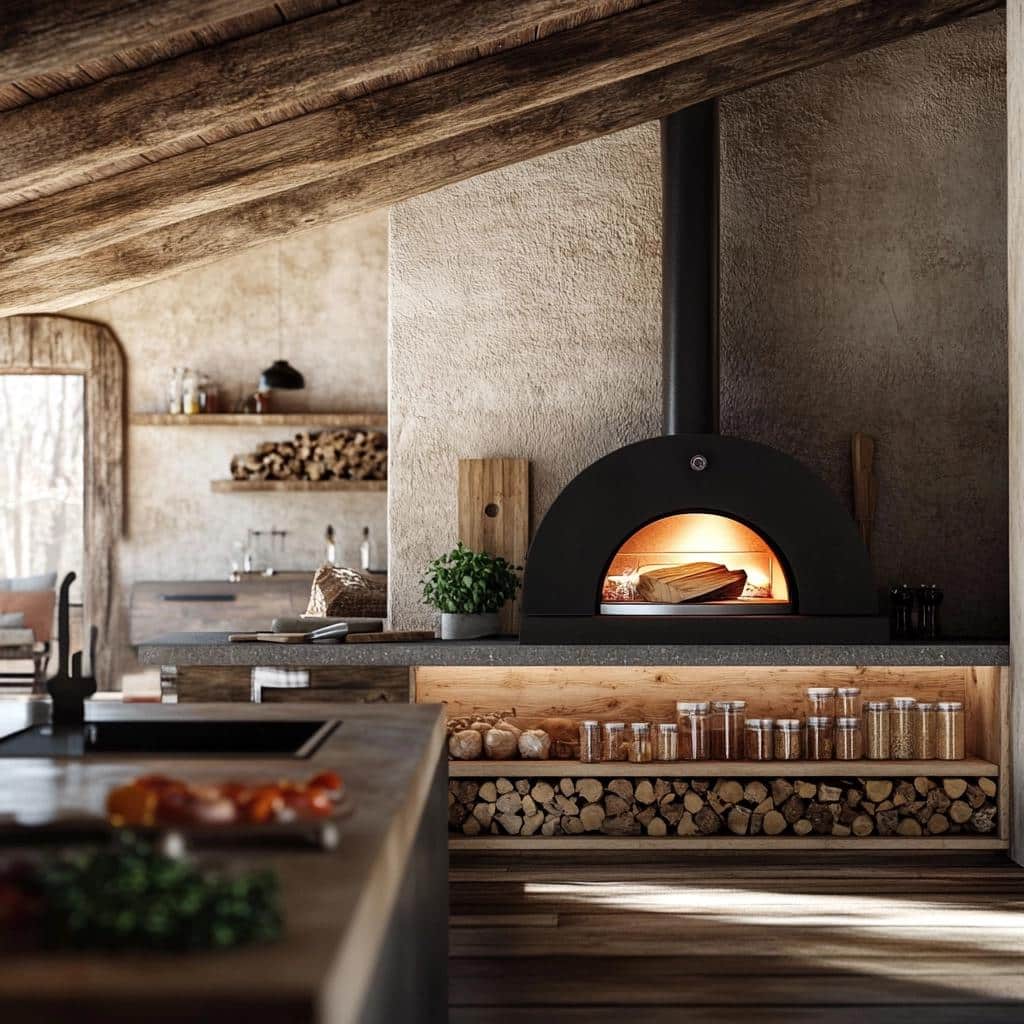 Wood-Fired Ovens: 50 Stunning Inspiration Photos for Your Home 8 50 Ideias de Fornos a Lenha para Transformar sua Cozinha