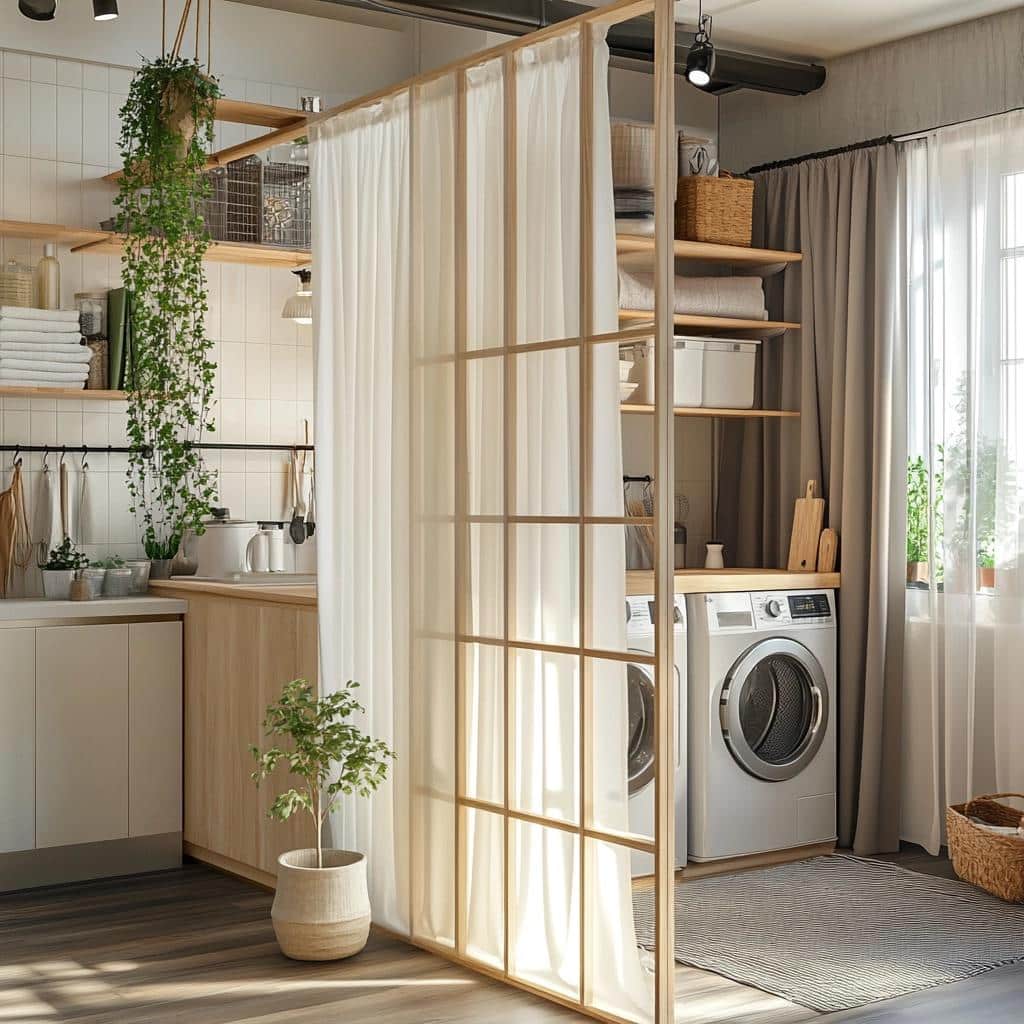 15 Ideias para Separar a Cozinha da Lavanderia