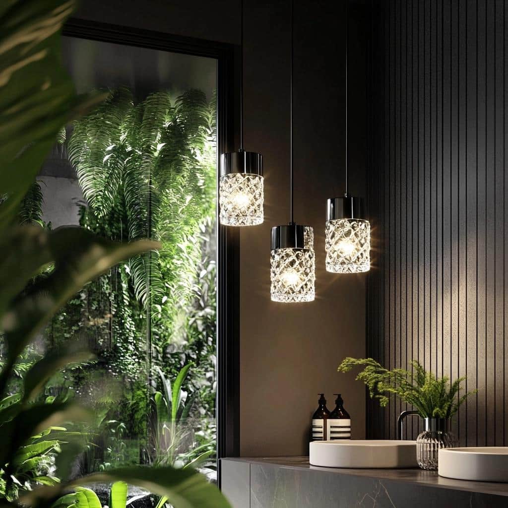 Lustre para banheiro: 65 imagens para inspirar a sua decoração