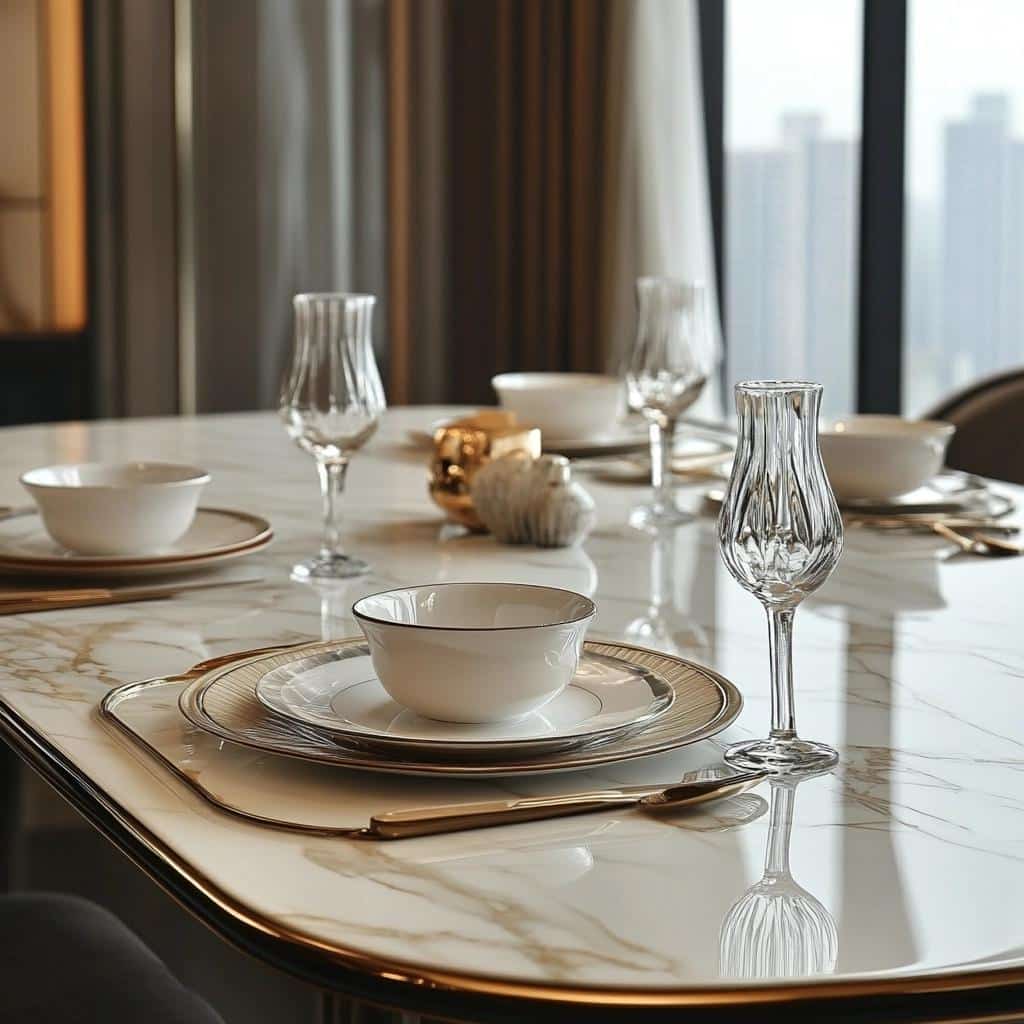 Mesa de porcelanato: transforme seu mobiliário com o revestimento