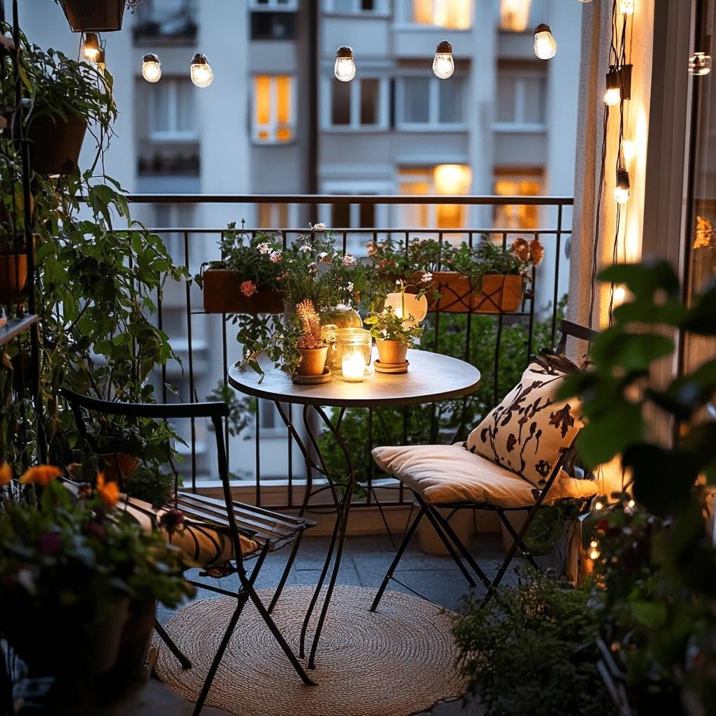 20 Fotos Lindas de Mesa para Sacada que Vão Decorar o Seu Espaço
