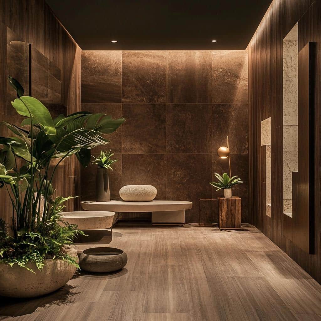 Porcelanato marrom: significado e inspirações de decoração
