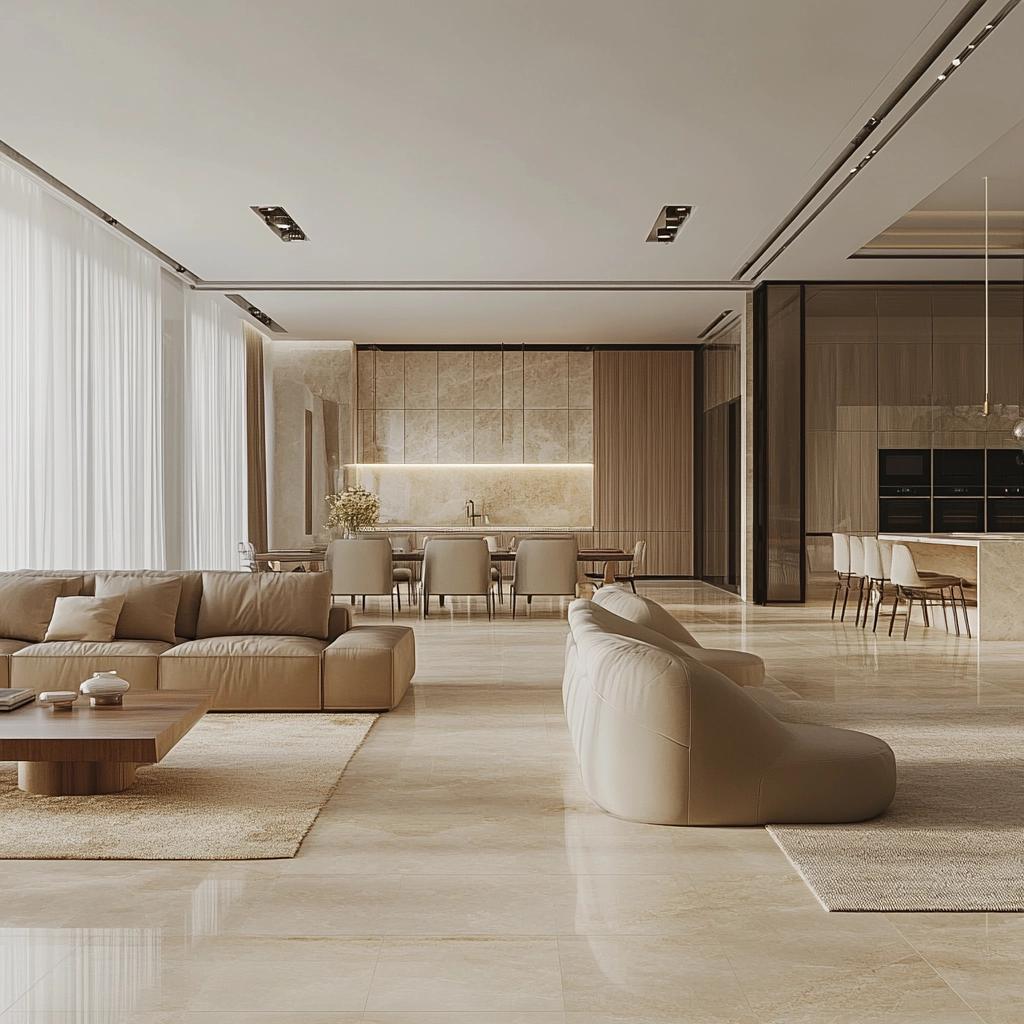 Travertine Porcelain: Timeless Beauty and Versatility 1 O Porcelanato Travertino e Suas Vantagens na Decoração
