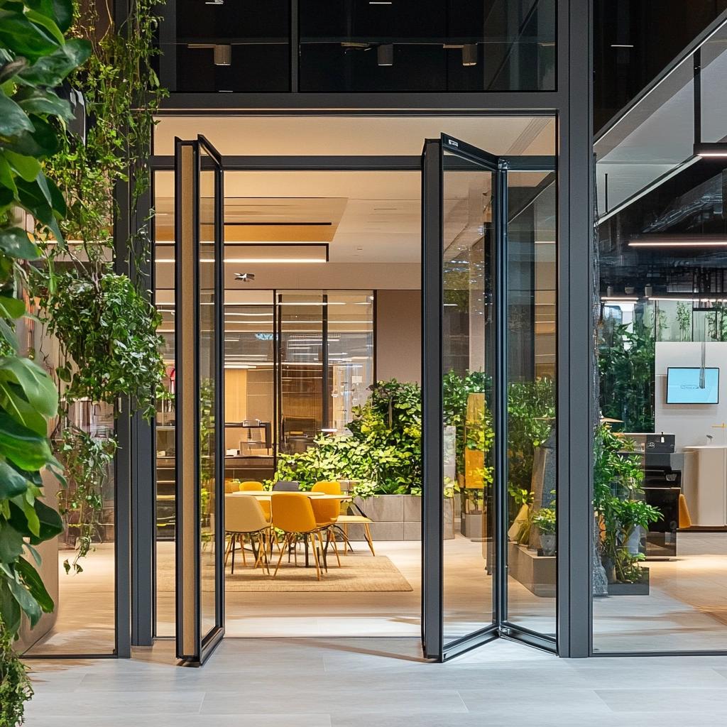 50 Stunning Photos Showcasing the Versatility of Glass Accordion Doors 1 Versatilidade e Estilo da Porta Camarão de Vidro: 50 Ideias para Você