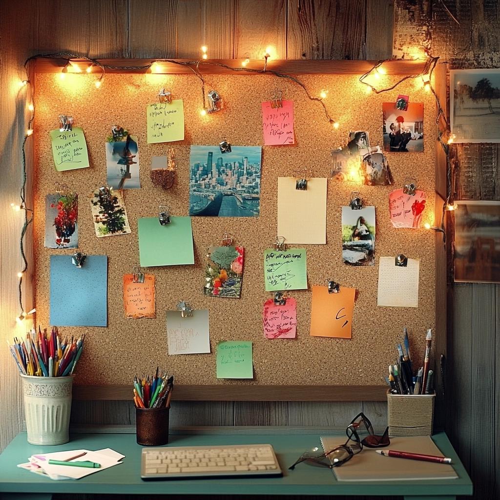 50 Formas Criativas de Decorar e Organizar com Quadro de Cortiça