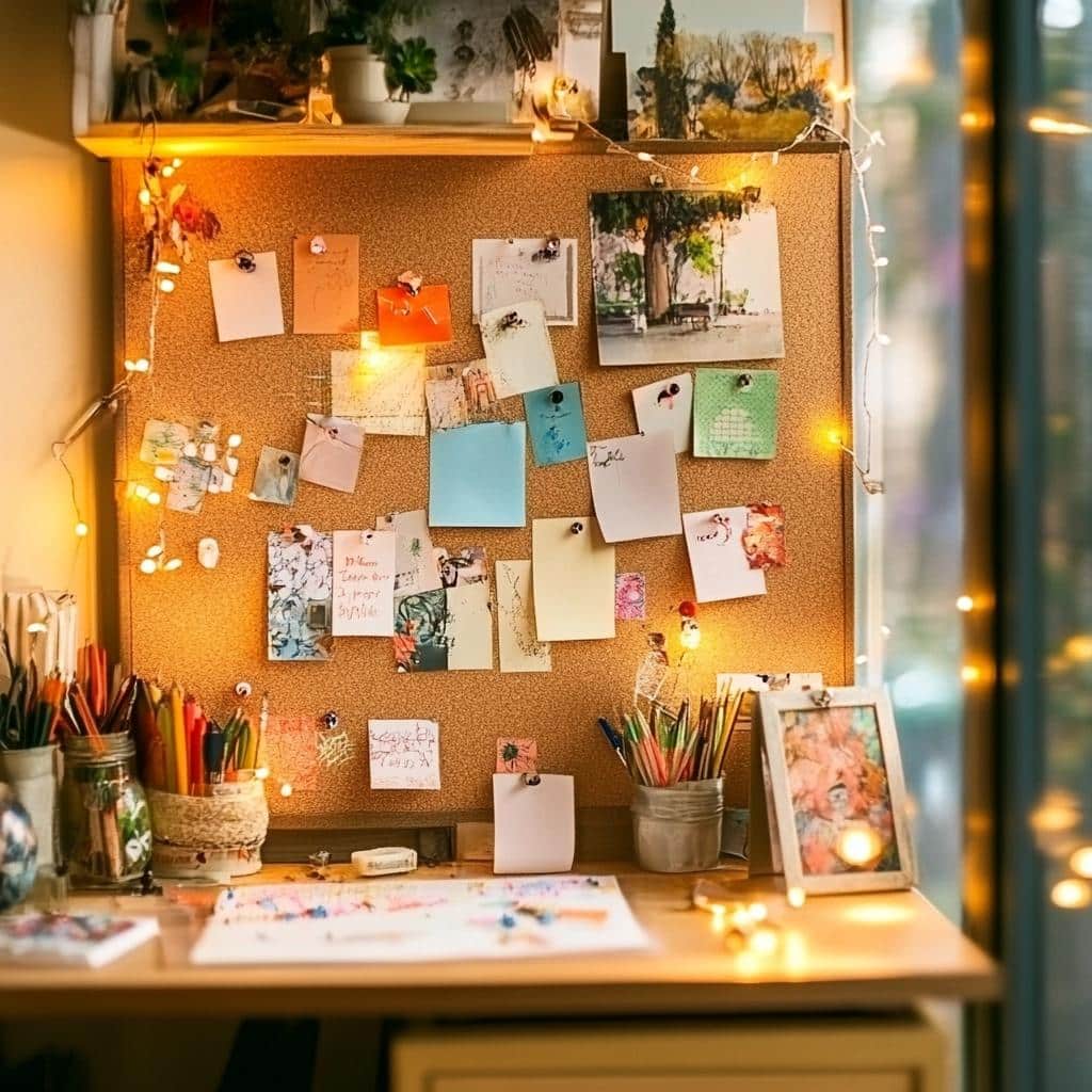 50 Formas Criativas de Decorar e Organizar com Quadro de Cortiça