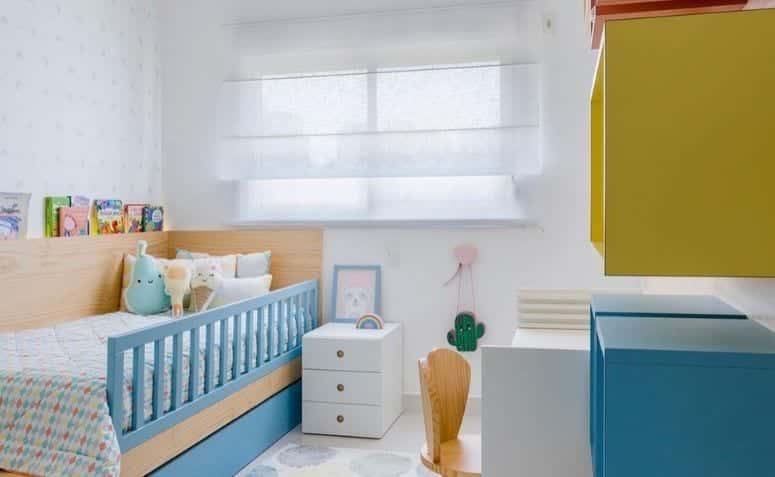 Capa do artigo com decoração de quarto infantil pequeno