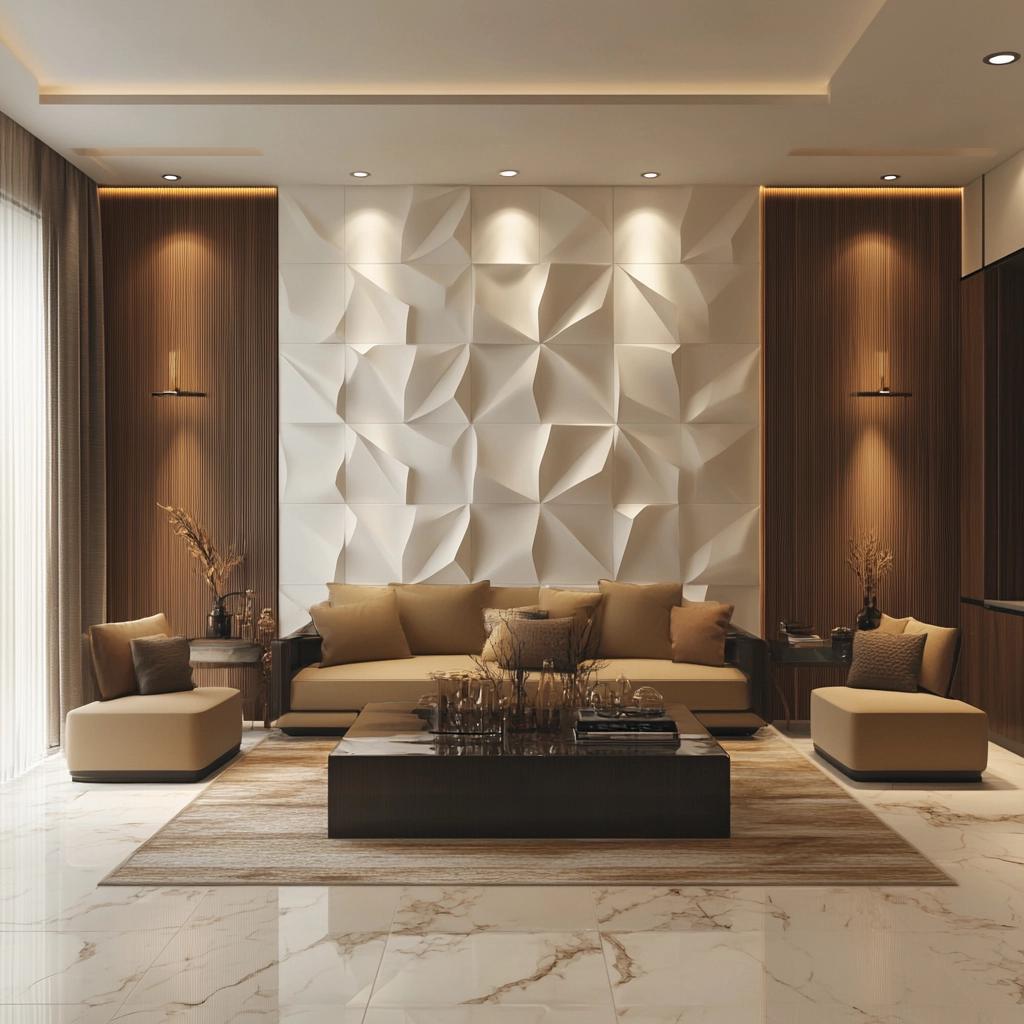 Expert Tips and 85 Stunning Ideas for Living Room Wall Coverings 1 Revestimentos para Sala: Dicas de Especialistas e 85 Ideias Incríveis
