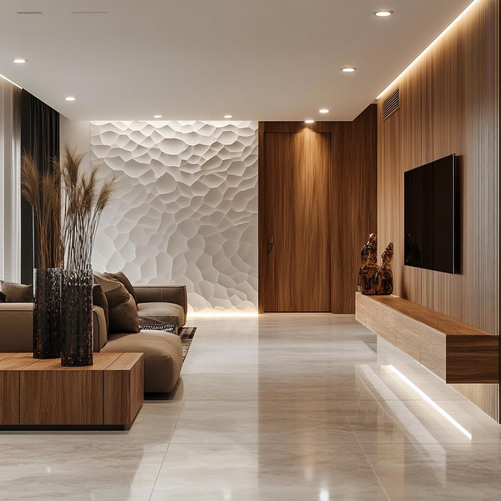 Expert Tips and 85 Stunning Ideas for Living Room Wall Coverings 6 Revestimentos para Sala: Dicas de Especialistas e 85 Ideias Incríveis