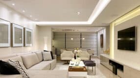 Styrofoam Crown Molding: Benefits and 50 Home Décor Inspirations 5 Sanca aberta