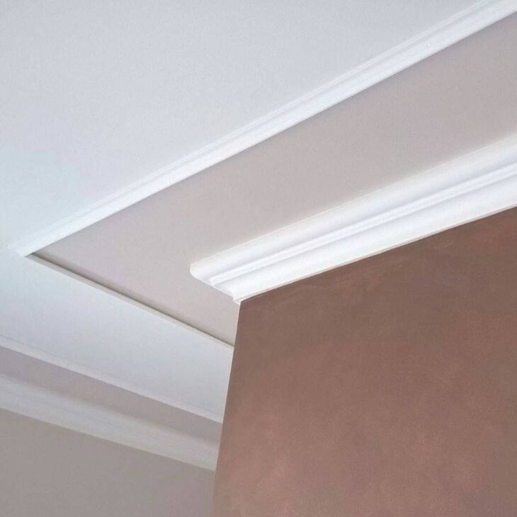 Styrofoam Crown Molding: Benefits and 50 Home Décor Inspirations 10 Sanca de isopor