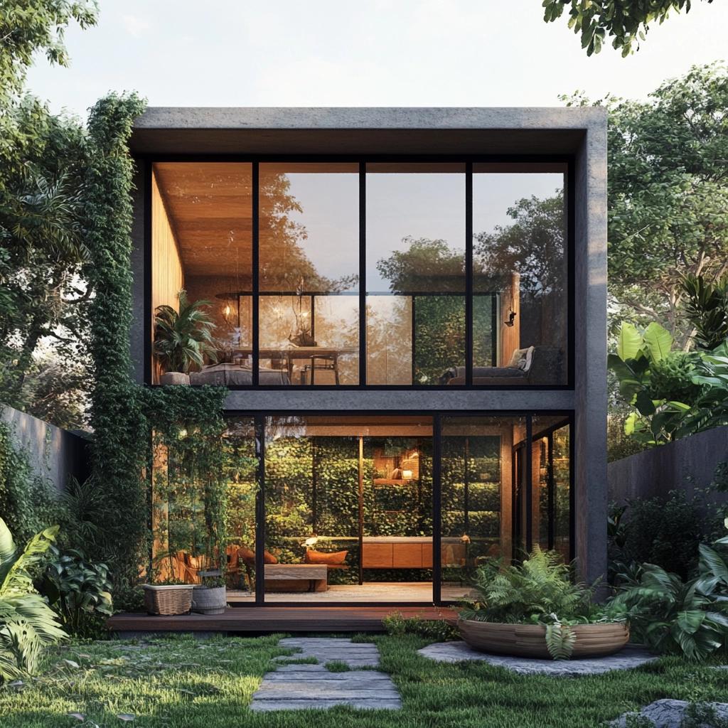 40 Small House Projects for Your Dream Home 4 40 Projetos de Sobrado Pequeno para um Lar Aconchegante