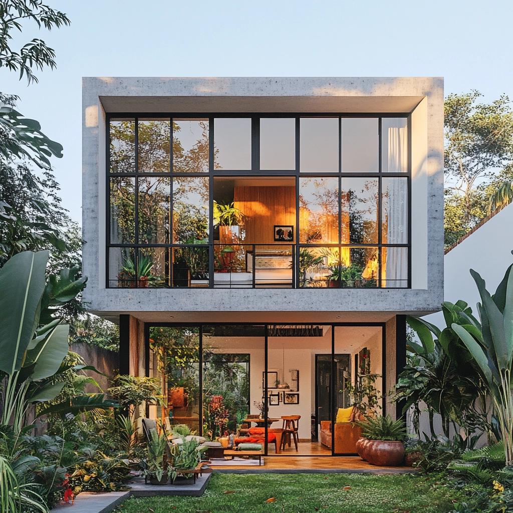 40 Small House Projects for Your Dream Home 6 40 Projetos de Sobrado Pequeno para um Lar Aconchegante