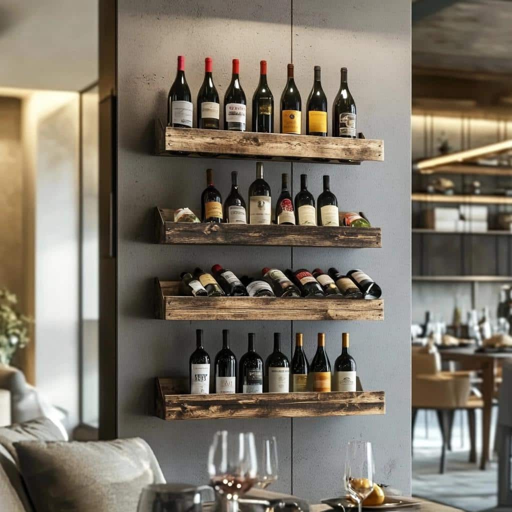 ADEGA DE PAREDE: 30 FORMAS CRIATIVAS DE DECORAR SUA CASA