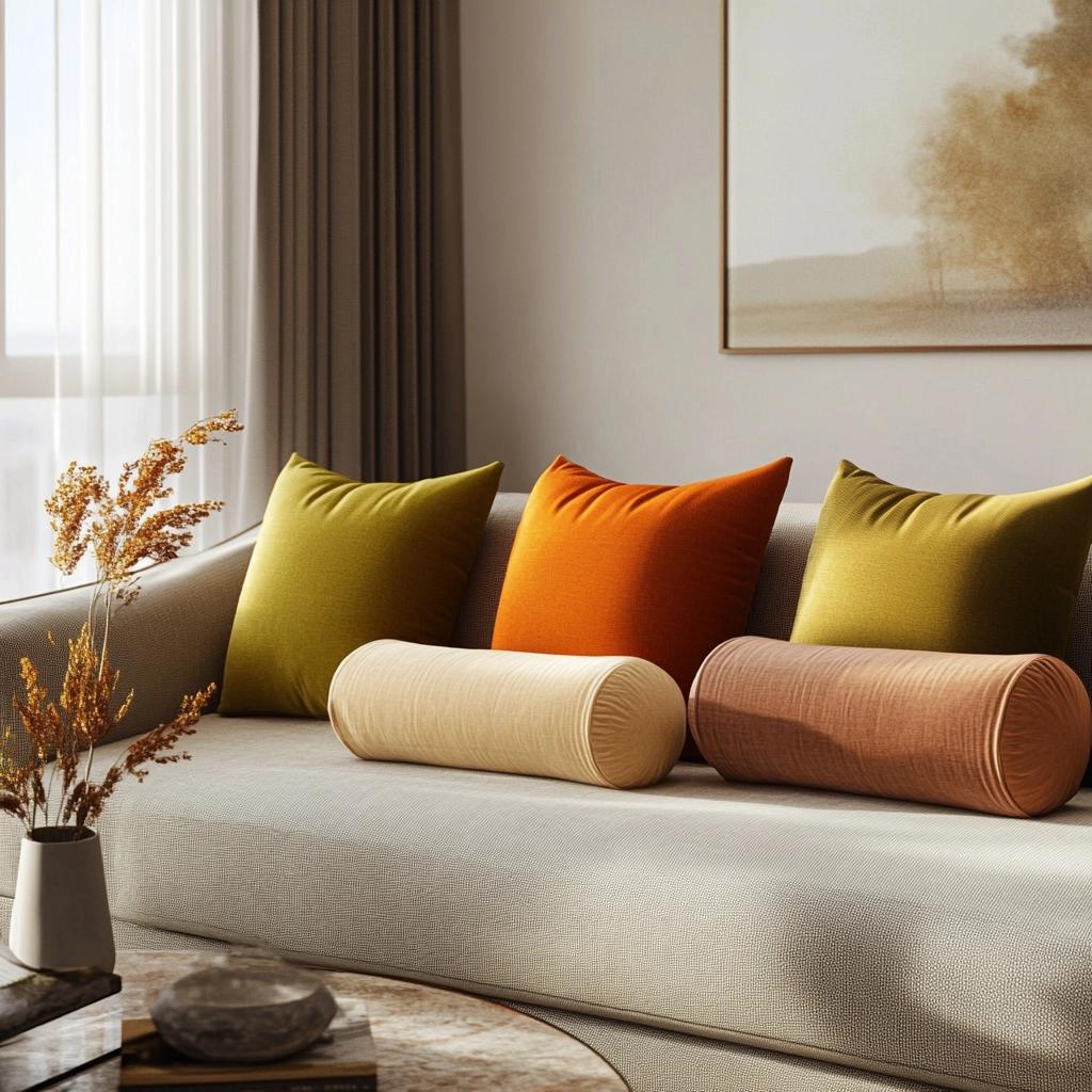 Almofada Rolo: Beleza e Conforto na Decoração