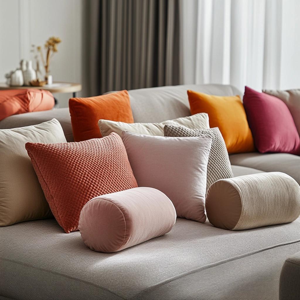 Almofada Rolo: Beleza e Conforto na Decoração