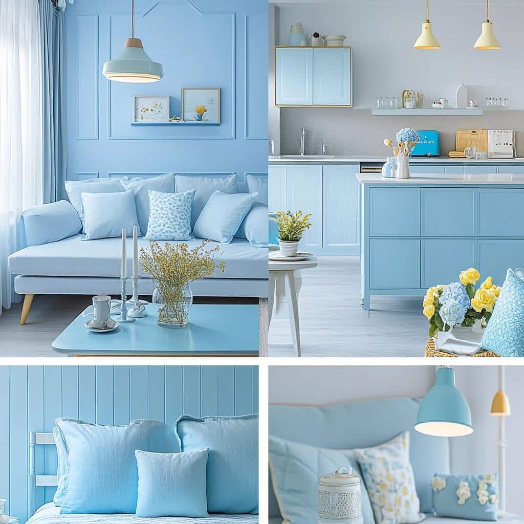 30 Ways to Incorporate Pastel Blue in Your Decoration 8 29 Maneiras de Incluir o Azul Pastel em Sua Decoração