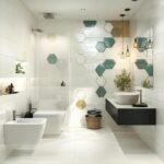 70 Stunning Tile Ideas to Revamp Your Bathroom Space Azulejos para Banheiro: 70 Ideias para Renovar Seu Espaço